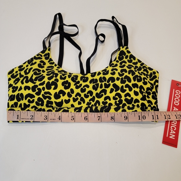 Good American Sunbeam Leopard Sports Bra Sz 0 (XS) NWT - Picture 6 of 11